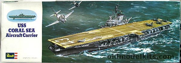 Revell 1/540 USS Coral Sea Aircraft Carrier, H440 plastic model kit